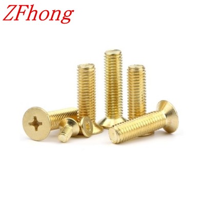 m2 m3 m4 m5 m6 m8 CSK phillips brass flat countersunk head machine screw