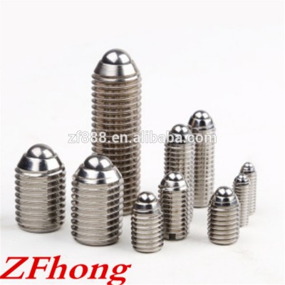 m3 to m12 stainless steel 304 spring ball set screw/ ball plunger set screw