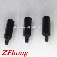 M2 m2.5 M3 M4 thread black hex nylon standoff spacer male to female