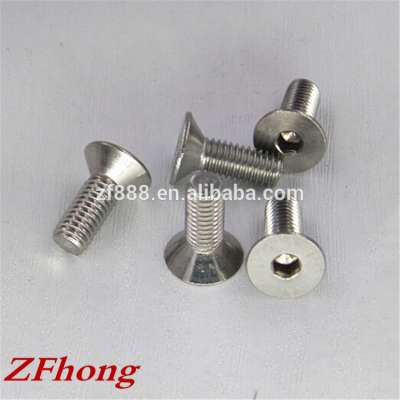 m2 - m12 din7991 304 stainless steel hex countersunk flat screw