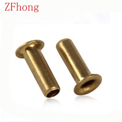 0.9mm 1.3mm 1.5mm 1.7mm 2mm 2.5mm 3mm pcb brass copper tubular hollow rivet