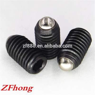 m3 - m16 12.9 grade carbon steel black oxide hex socket head spring ball plunger set screw