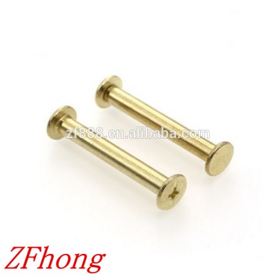 Copper Nickel plating Photo album screw Books butt screw Account books screw book binding screw