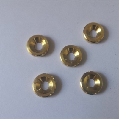 m3 m4 m5 m6 m8 high quality CNC pure brass countersunk washer for counersunk head screw