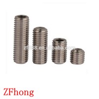 M1.6 M2 M3 M4 M5 M6 M8 din916 stainless steel hex socket cup point set screw