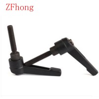 M5 M6 M8 M10 L Type zinc alloy adjustable clamp lever handle