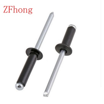 2.4mm 3.2mm 4mm 5mm black colour Aluminum round head pop rivets