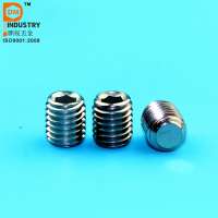 DIN551 slotted set screws with flat point