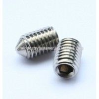 high quality stainless steel socket cone point set screw DIN914